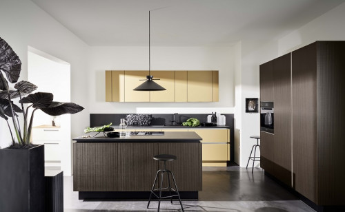 Nolte Kuechen ARTLINE Stripe Wood Coffee SOFT LACK Caramel 01